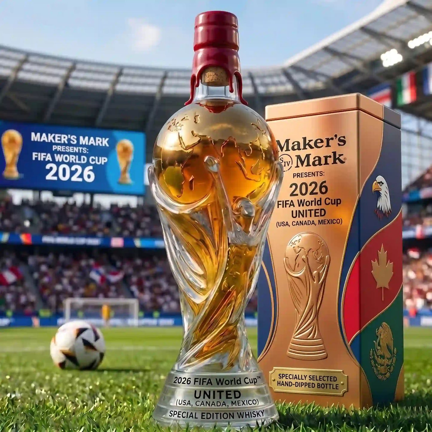 2026 FIFA World Cup Special Edition Whisky Bottle