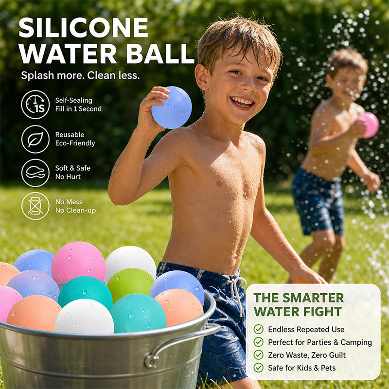 💦Immergi, lancia, ripeti🎈 Reusable Self-Sealing Water Balloons