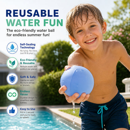 💦Immergi, lancia, ripeti🎈 Reusable Self-Sealing Water Balloons