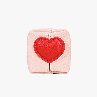 🥹💖A small, divine luxury gift for jewelry lovers --Sweetheart Mini Leather Clutch✨
