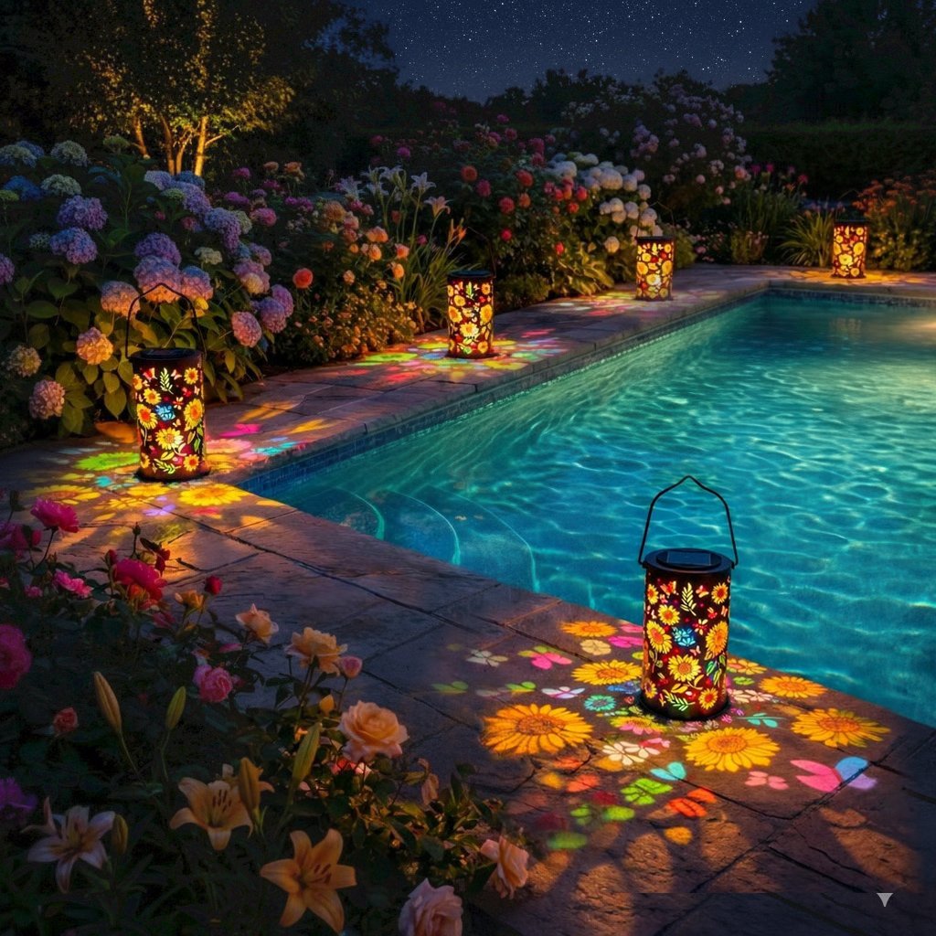 🔥HOT SALE 49% OFF-🌞Colorful Sunflower Glow Solar Garden Lantern