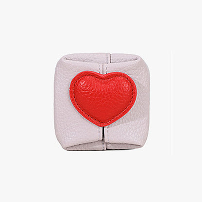 🥹💖A small, divine luxury gift for jewelry lovers --Sweetheart Mini Leather Clutch✨