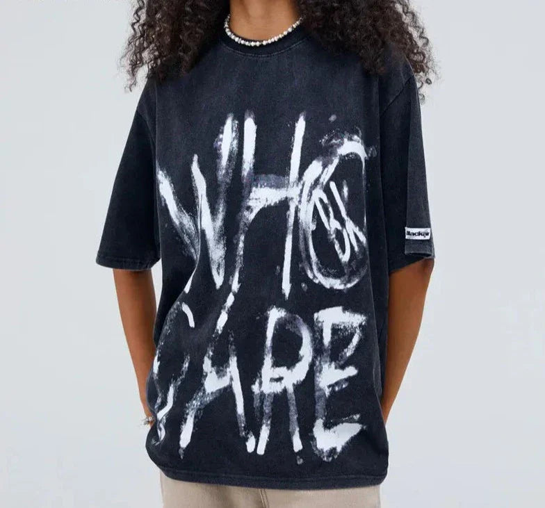 Rebel Soul Vintage Punk Tee Gothic Streetwear with Attitude