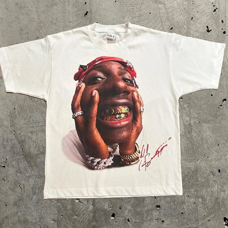 Hip Hop Rappers Men's Portrait T-Shirt