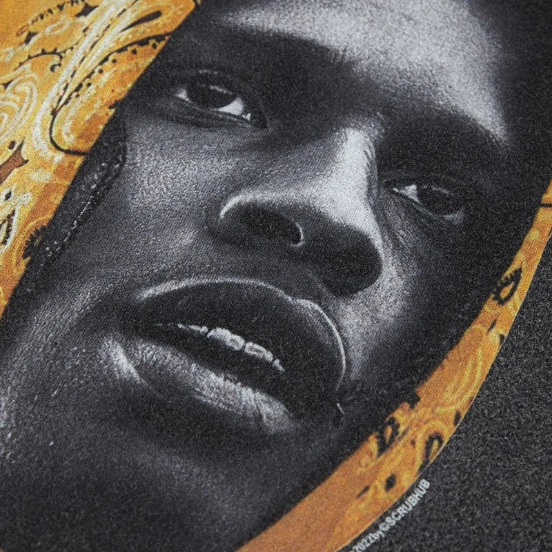 Vintage Washed Rapper Graphic Tees - Summer Streetwear