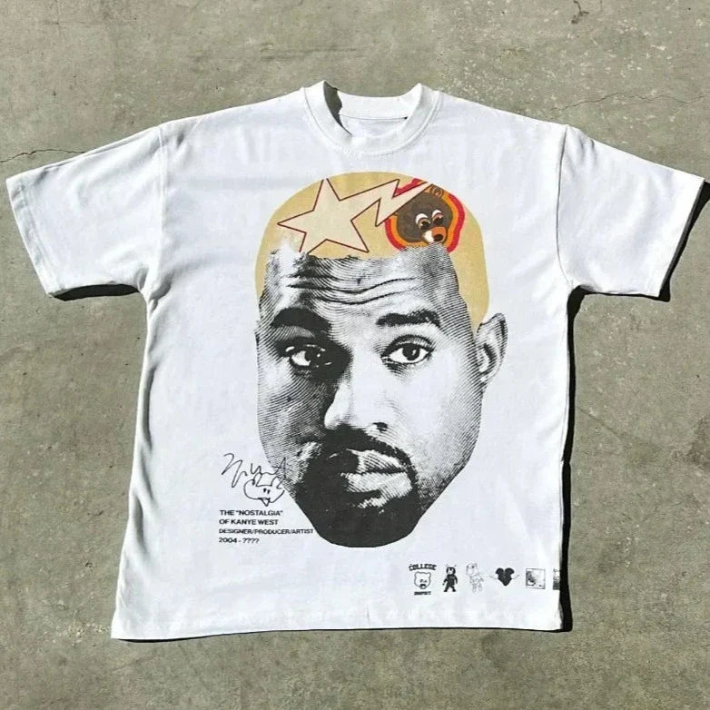 Hip Hop Rappers Men's Portrait T-Shirt