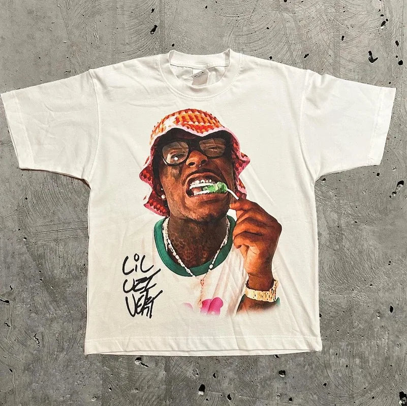 Hip Hop Rappers Men's Portrait T-Shirt