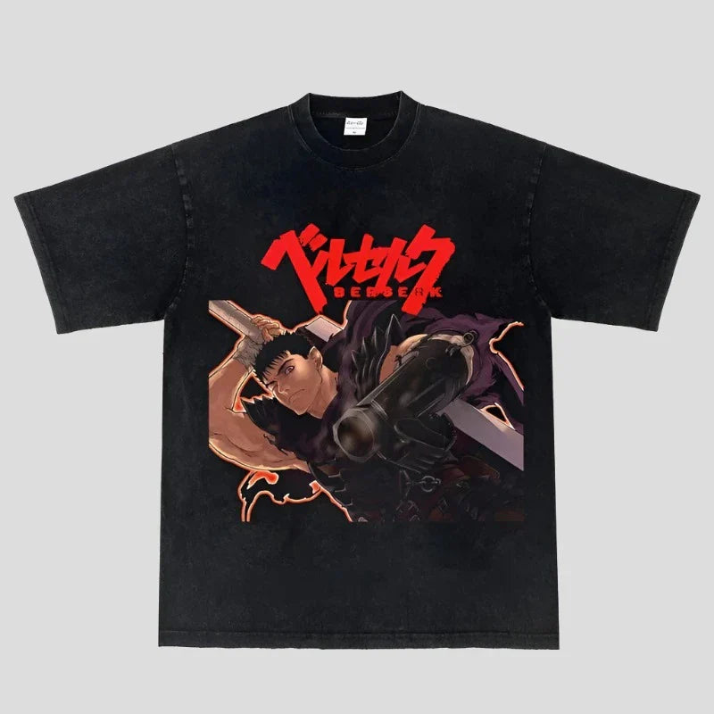 Anime T Shirts - Character Print Men's
