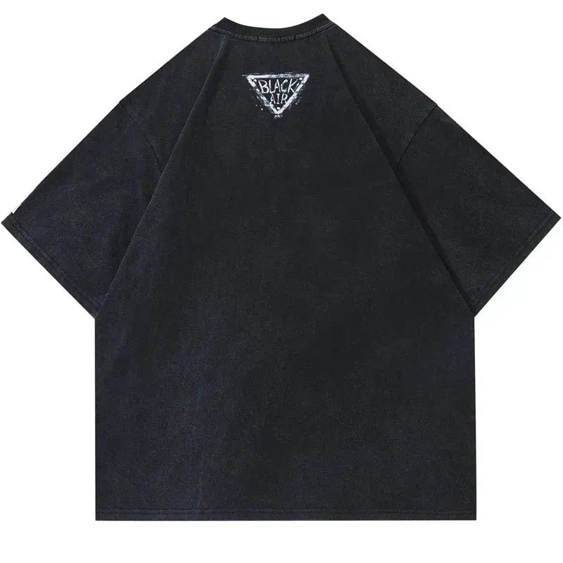 Rebel Soul Vintage Punk Tee Gothic Streetwear with Attitude