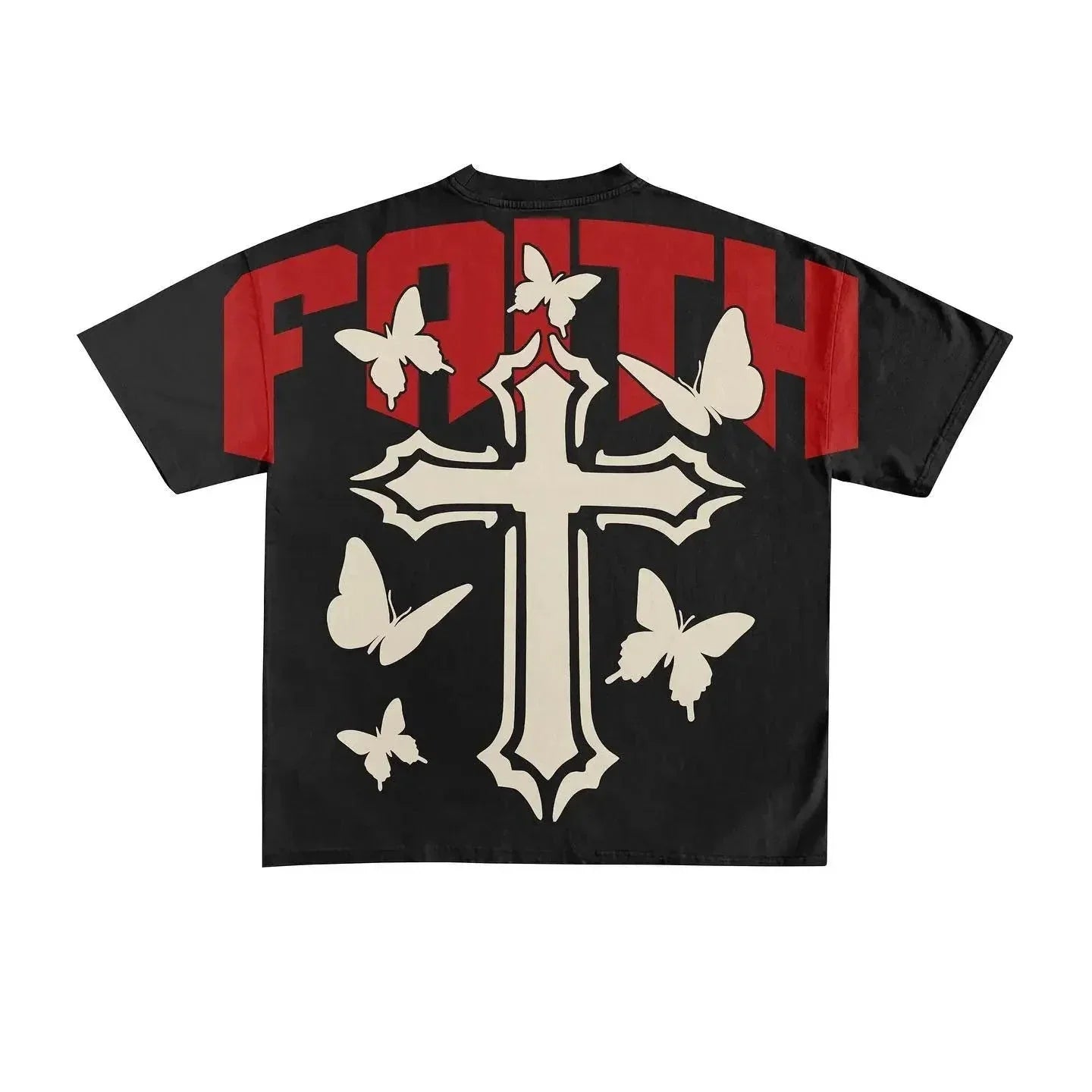 Faith Cotton Oversized Graphic Tee