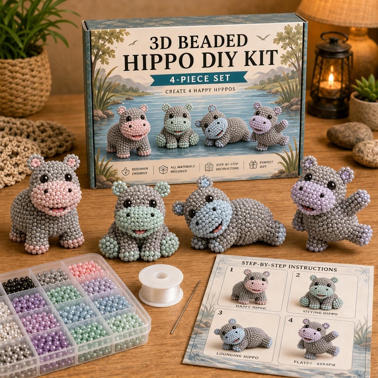 💸Riduzione di prezzo a tempo limitato🐦Il tuo nuovo hobby preferito è arrivato! -- Kit fai da te per creare piccoli animali 3D con perline
