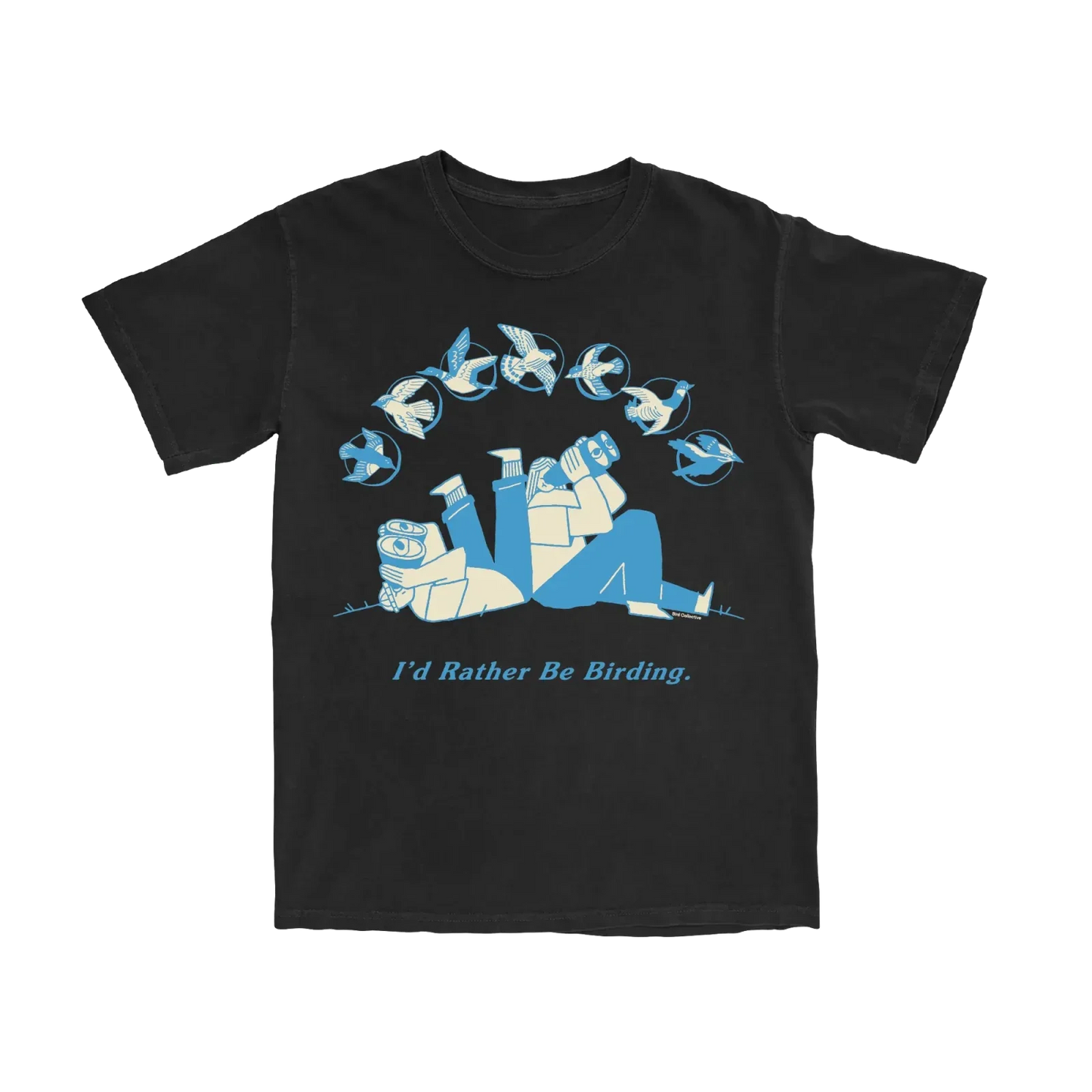 Cotton Graphic T-Shirt - Birds of a Feather Tee - Casual Streetwear Print