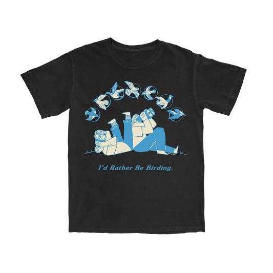 Cotton Graphic T-Shirt - Birds of a Feather Tee - Casual Streetwear Print