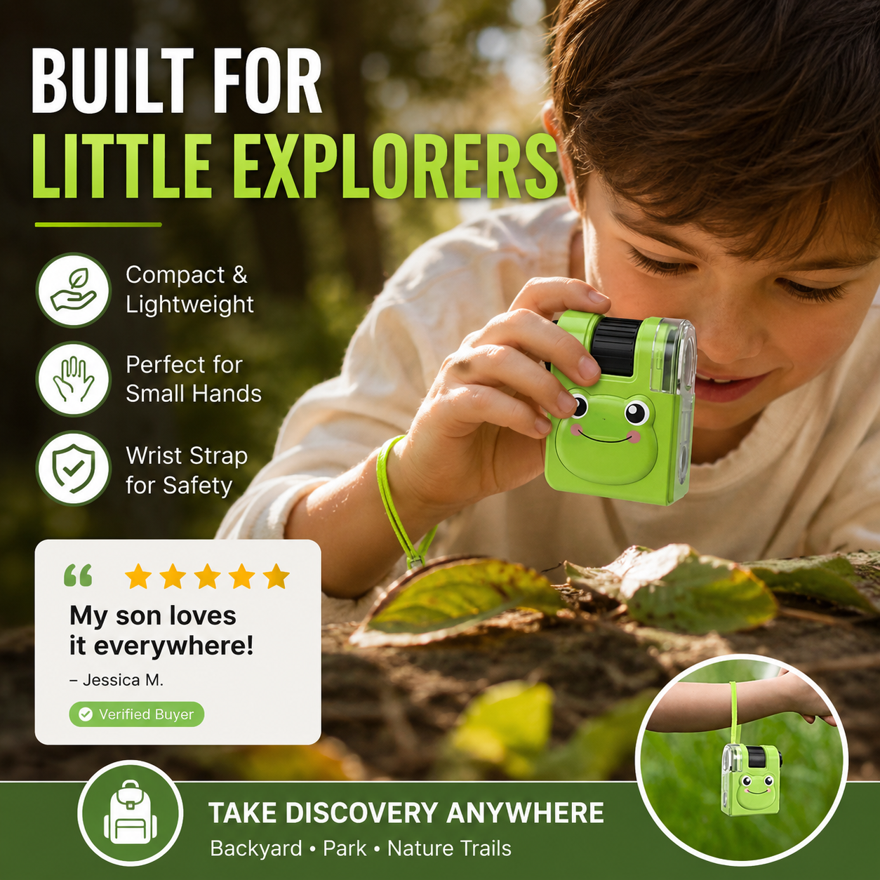 🔥Selling Fast – 55% OFF Clearance🎁Portable Educational Microscope for Kids
