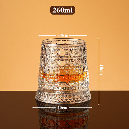 🥛💎Hot Sale 50% OFF✨🔥360° Rotating Whiskey Glass Tumbler