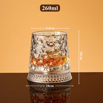 🥛💎Hot Sale 50% OFF✨🔥360° Rotating Whiskey Glass Tumbler