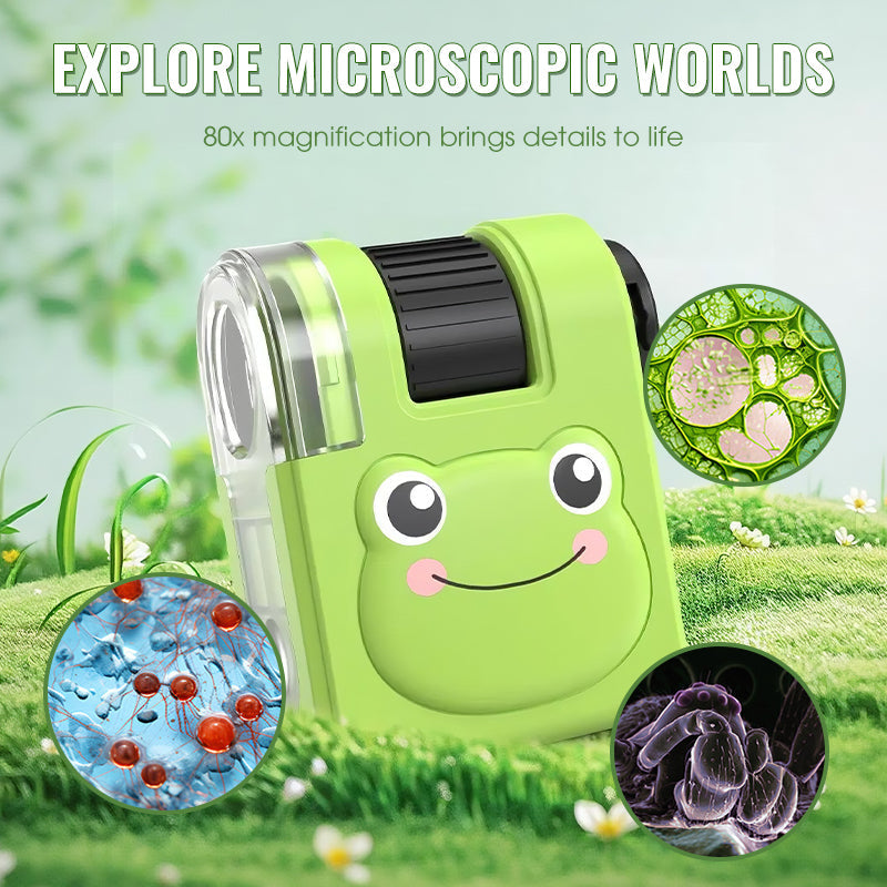 🔥Selling Fast – 55% OFF Clearance🎁Portable Educational Microscope for Kids